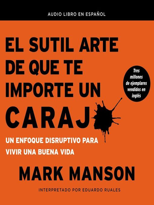Title details for El sutil arte de que te importe un caraj by Mark Manson - Available